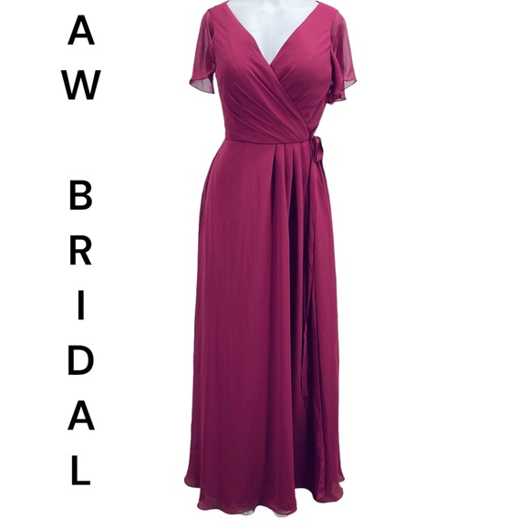 AW Bridal Wrap Formal Dress Size Adjustable - Picture 1 of 15